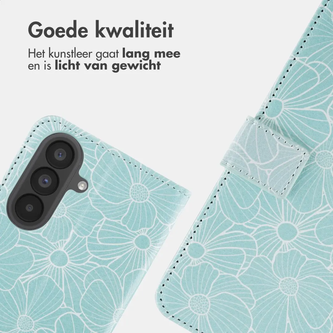 Imoshion Botanica Hoesje Samsung Galaxy A37 - 3 Pasjes - Groen