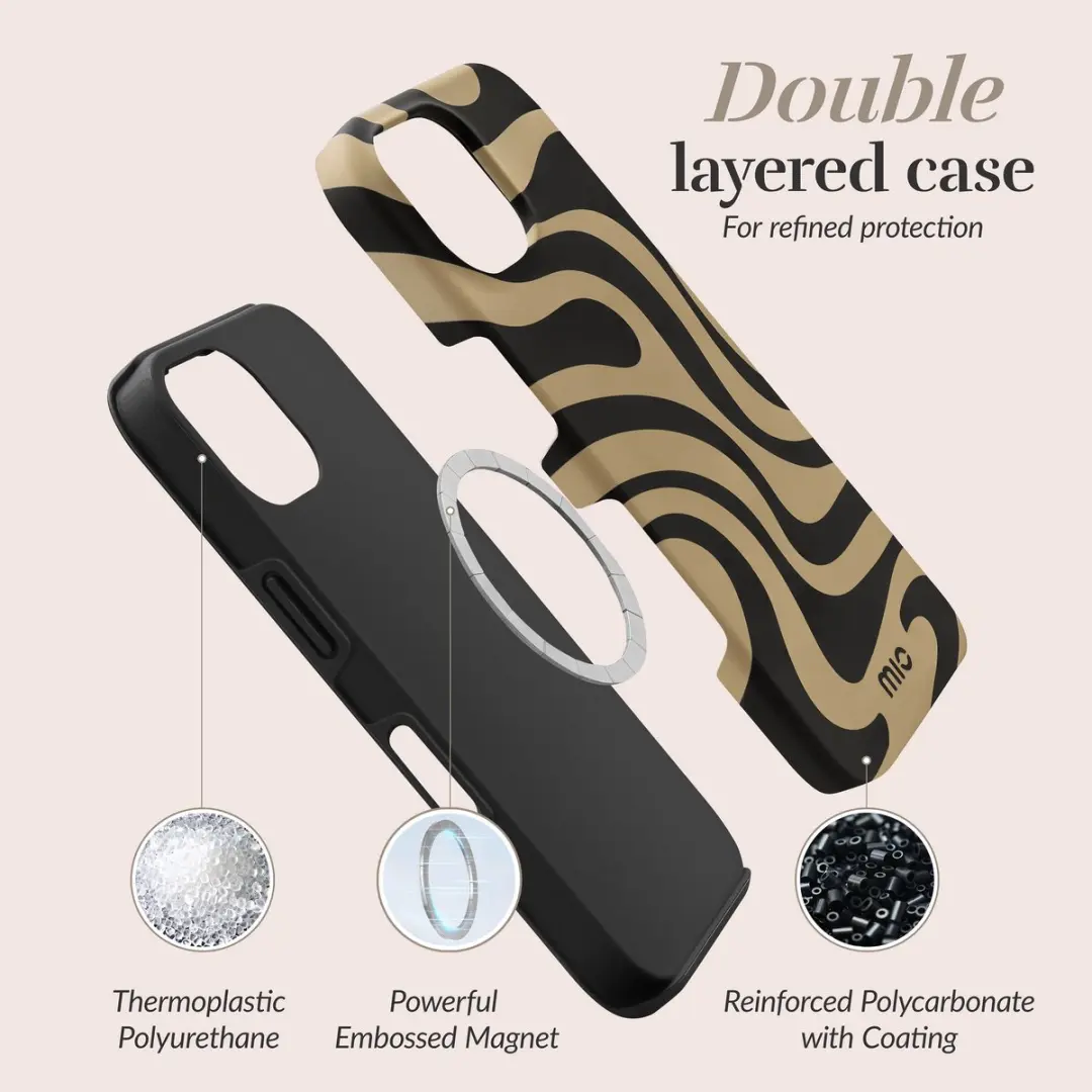Mio by Mobilize iPhone 16 Plus Hoesje - Bruin