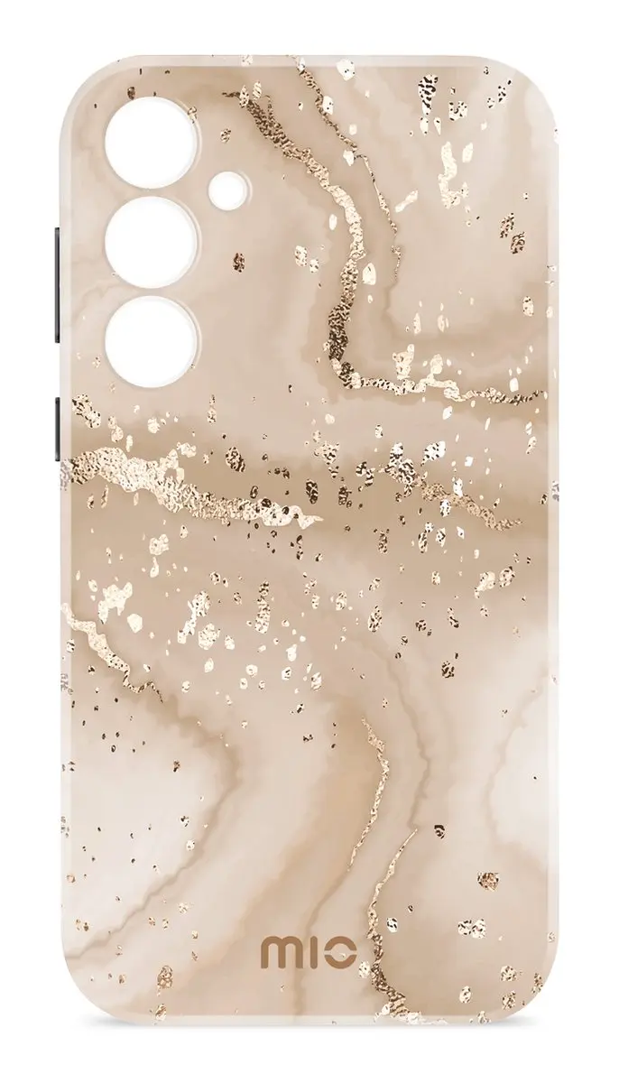 Mio Hoesje Samsung Galaxy S25 Ultra Gold Marble - MagSafe