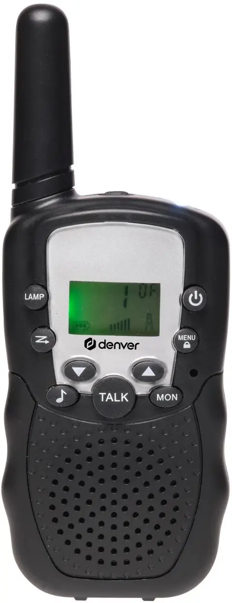 Denver WTA449 Walkietalkies - 2 Stuks - 8 Kanalen - 5km Bereik - Zwart - afbeelding 6 van 6
