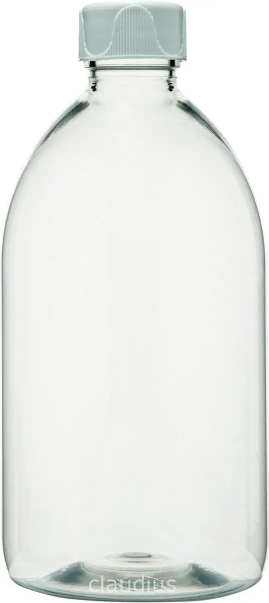 Splashbox Cosmetics Lege Fles 500ml PET - 10 Stuks
