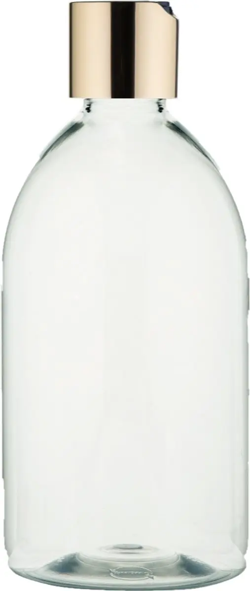 Splashbox Cosmetics Lege Fles 500ml PET - Transparant - 10 Stuks