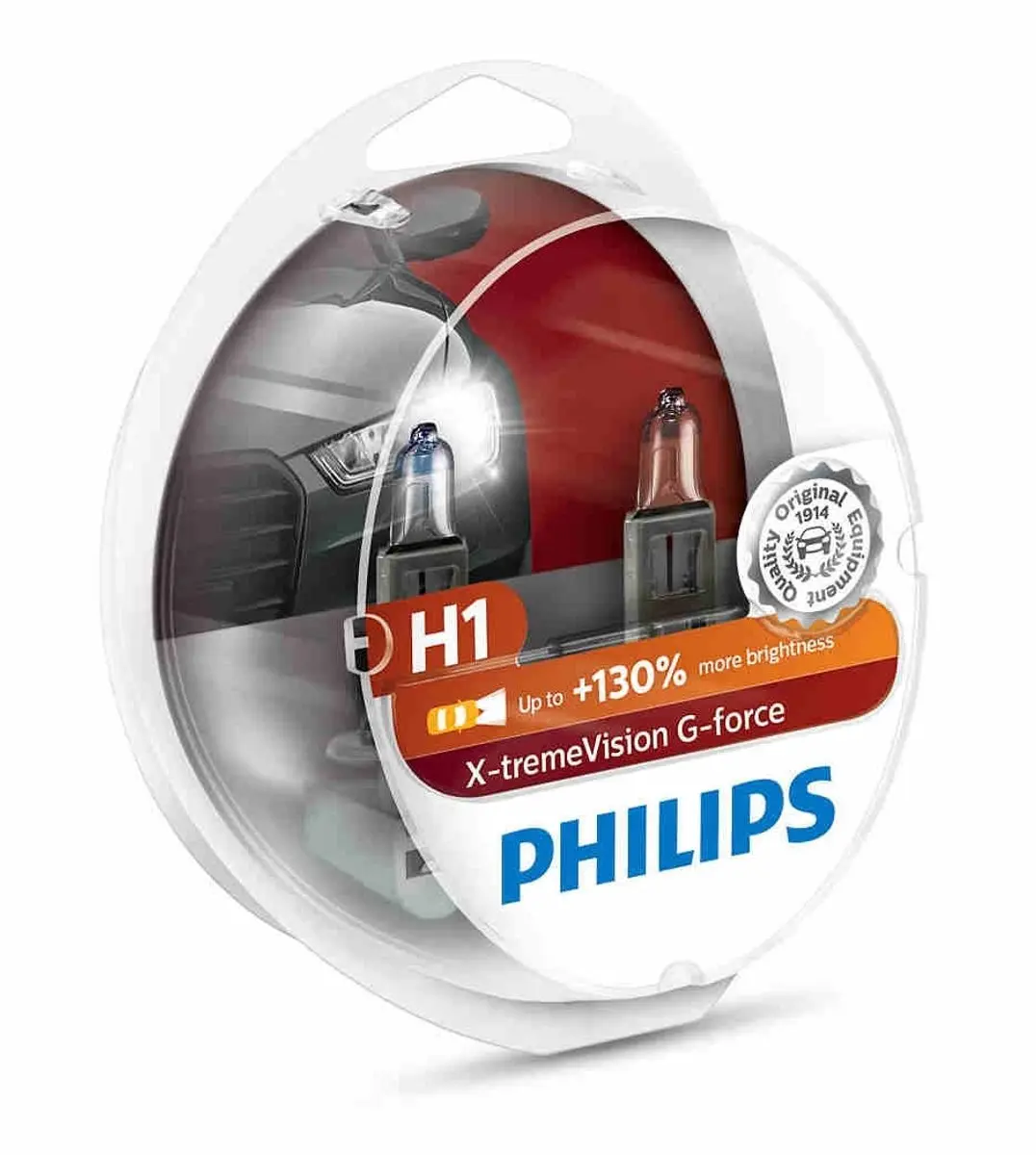 Philips Autolampen H1 X-tremeVision G-Force 12V/55W