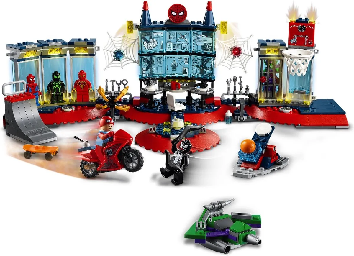 LEGO Spider-Man Aanval op de Spider Schuilplaats 76175 - 3 Minifiguren