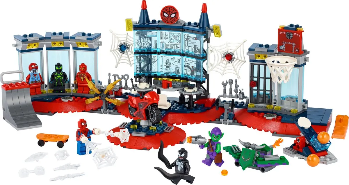 LEGO Spider-Man Aanval op de Spider Schuilplaats 76175 - 3 Minifiguren