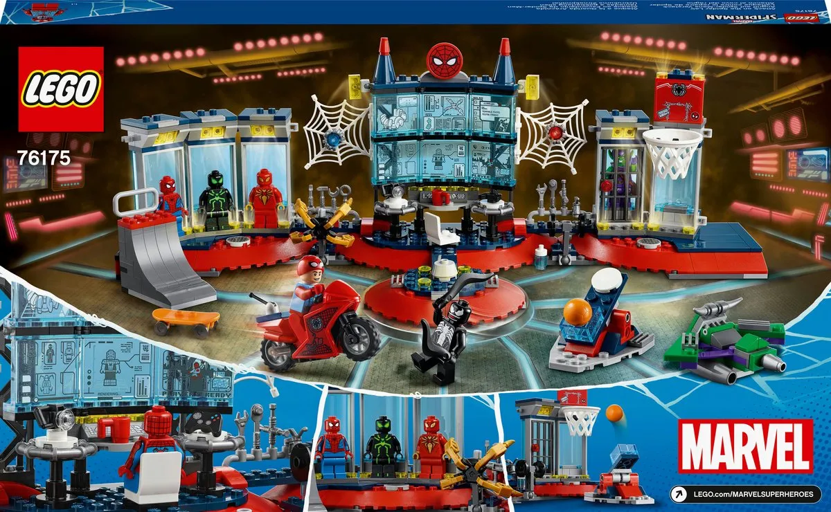 LEGO Spider-Man Aanval op de Spider Schuilplaats 76175 - 3 Minifiguren