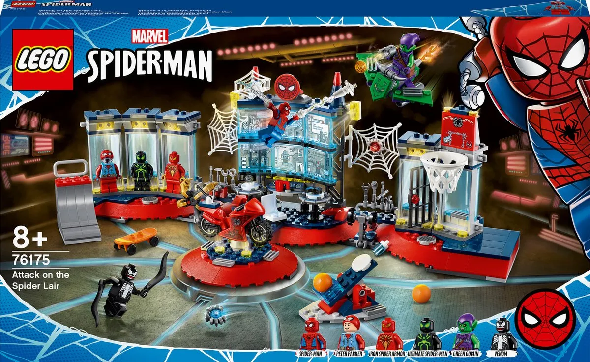 LEGO Spider-Man Aanval op de Spider Schuilplaats 76175