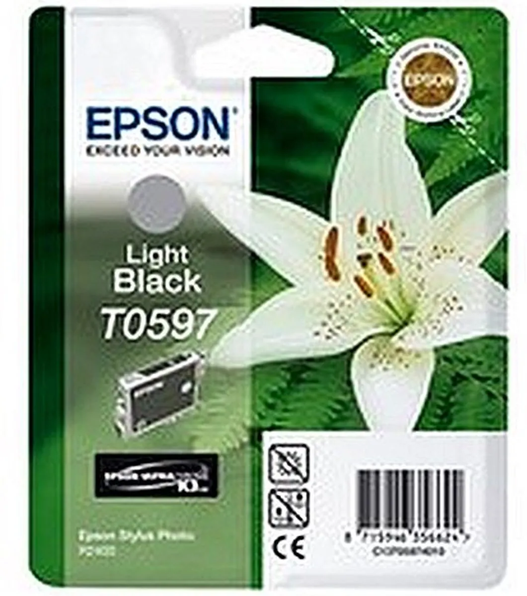 Epson T0597 Inktcartridge Licht Zwart - 520 pagina's
