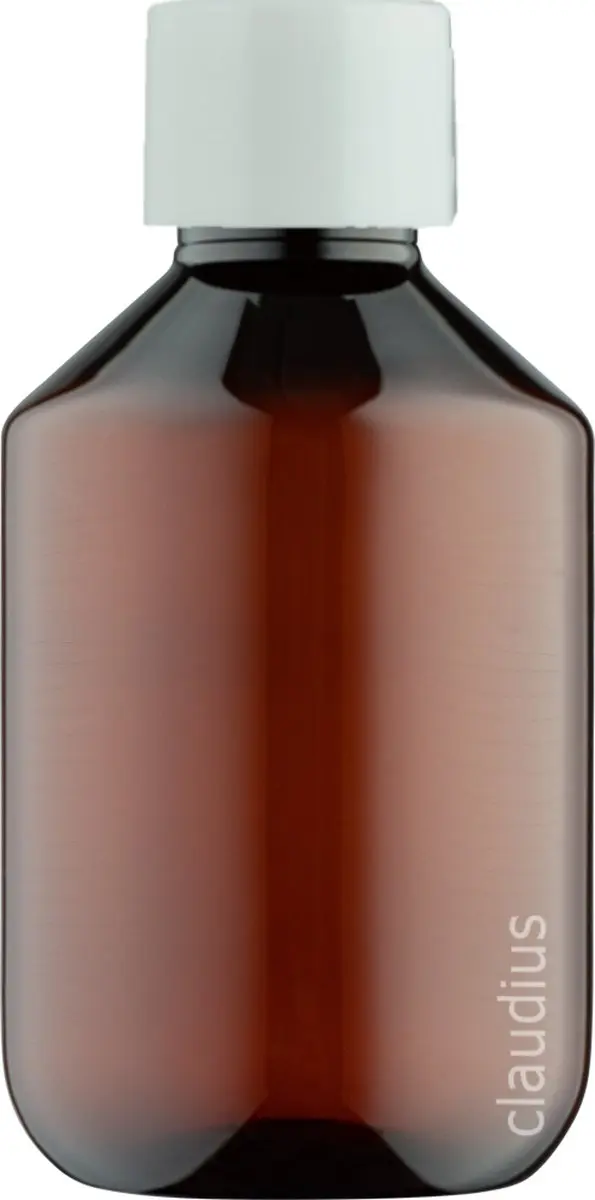 Splashbox Cosmetics Lege Fles 250ml PET Amber - 10 Stuks