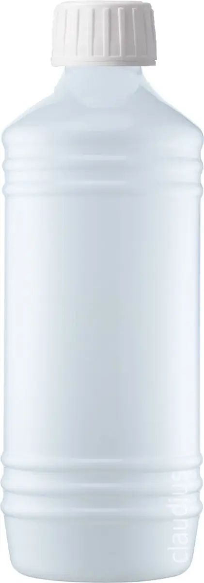 Splashbox Cosmetics Lege Fles 500ml PET - Wit - 10 Stuks