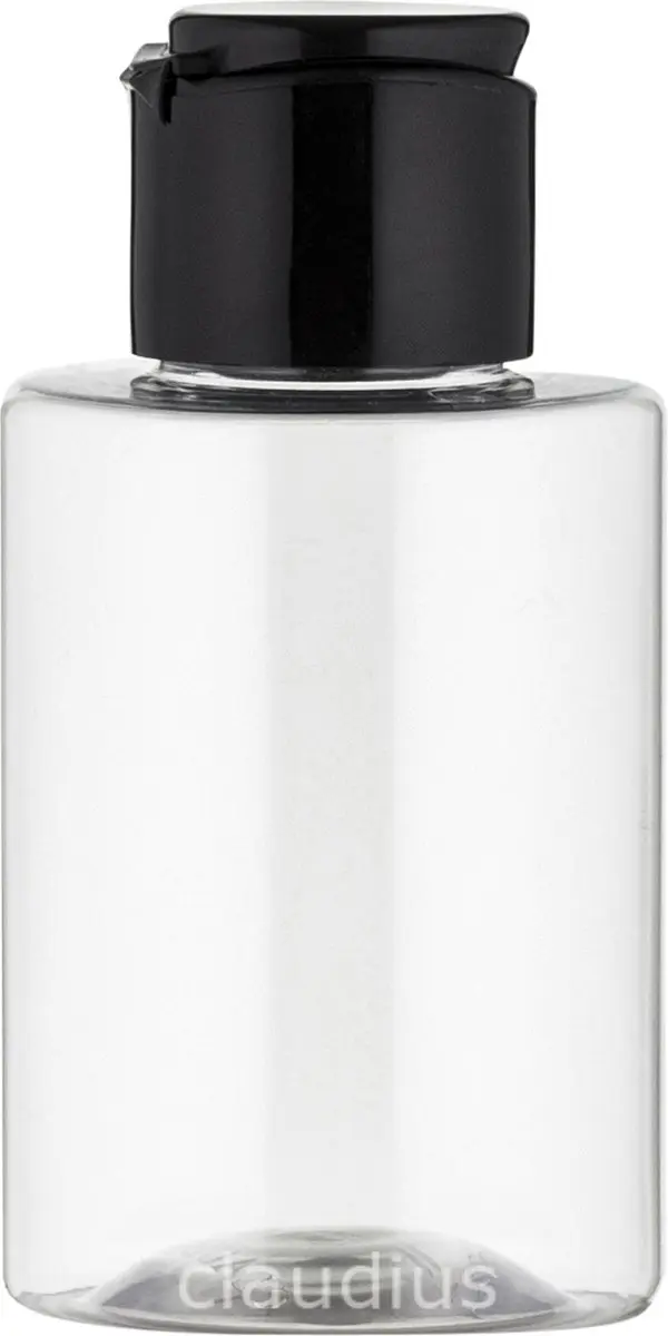 Splashbox Cosmetics Lege Fles 50ml PET - 10 Stuks - Transparant