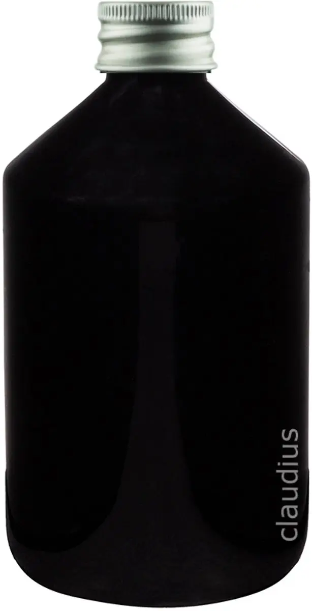 Splashbox Cosmetics Lege Fles 500ml Zwart