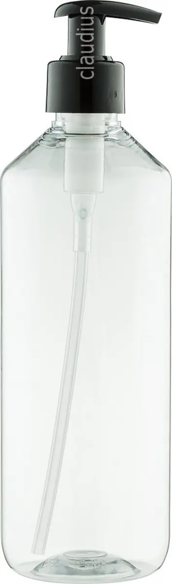 Splashbox Cosmetics Lege Fles 500ml PET - met pomp - 10 Stuks