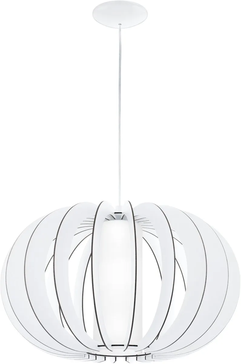 Eglo Stellato 2 Hanglamp 1 Licht - Ø50cm Wit - afbeelding 3 van 6
