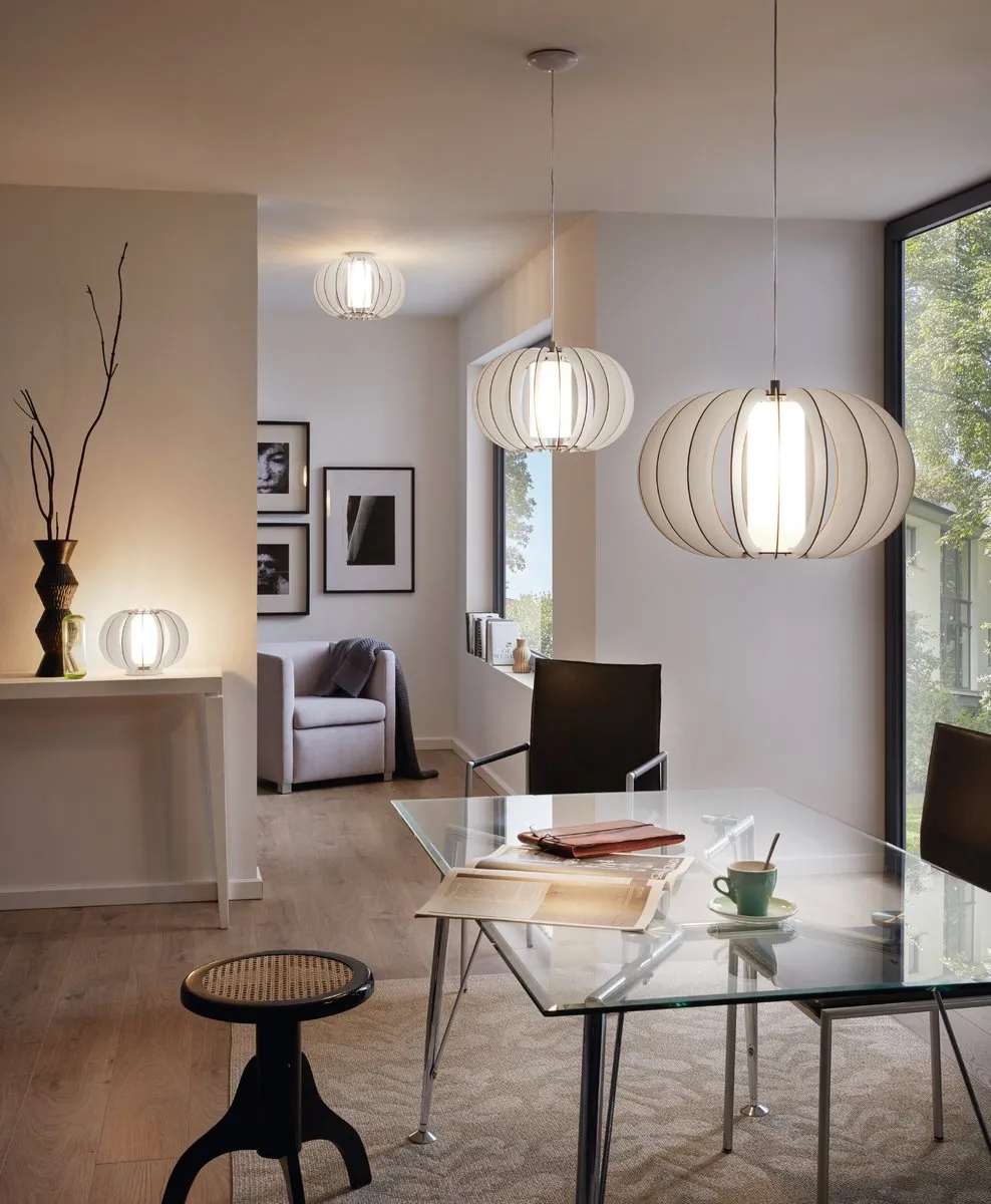 Eglo Stellato 2 Hanglamp 1 Licht - Ø50cm Wit - afbeelding 6 van 6