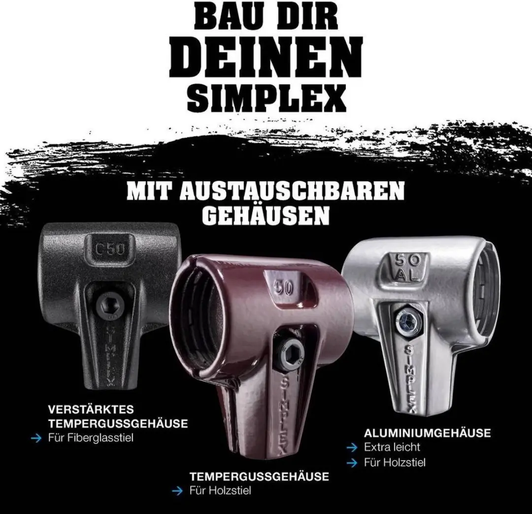 Halder Hamerdop SIMPLEX - Rood Ø40