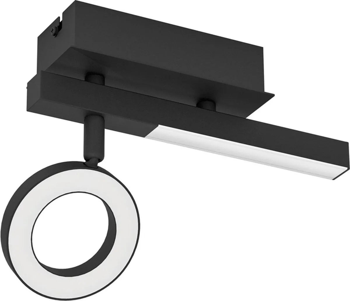 Eglo Cardillio 2 Opbouwspot LED 22.5cm - Zwart - afbeelding 6 van 6