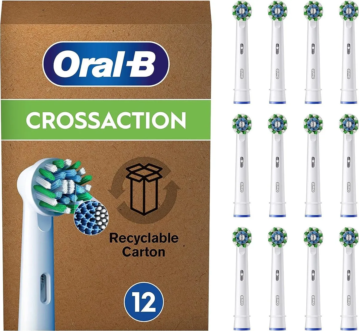 Oral-B Pro Cross Action Opzetborstels