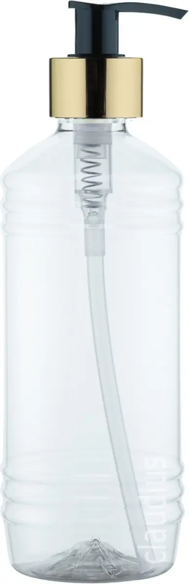 Splashbox Cosmetics Lege Fles 500ml PET - Transparant - 10 Stuks