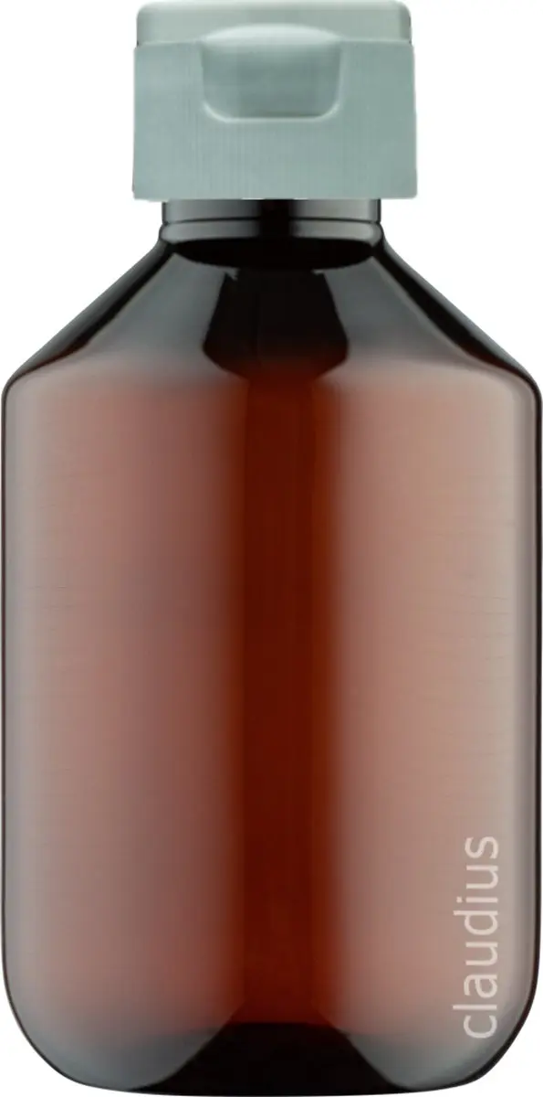 Splashbox Cosmetics Lege Fles 250ml PET Amber - 10 Stuks