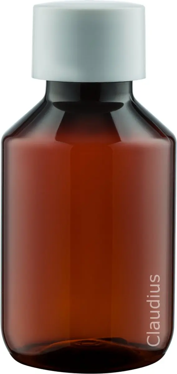 Splashbox Cosmetics Lege Fles 100ml PET Amber