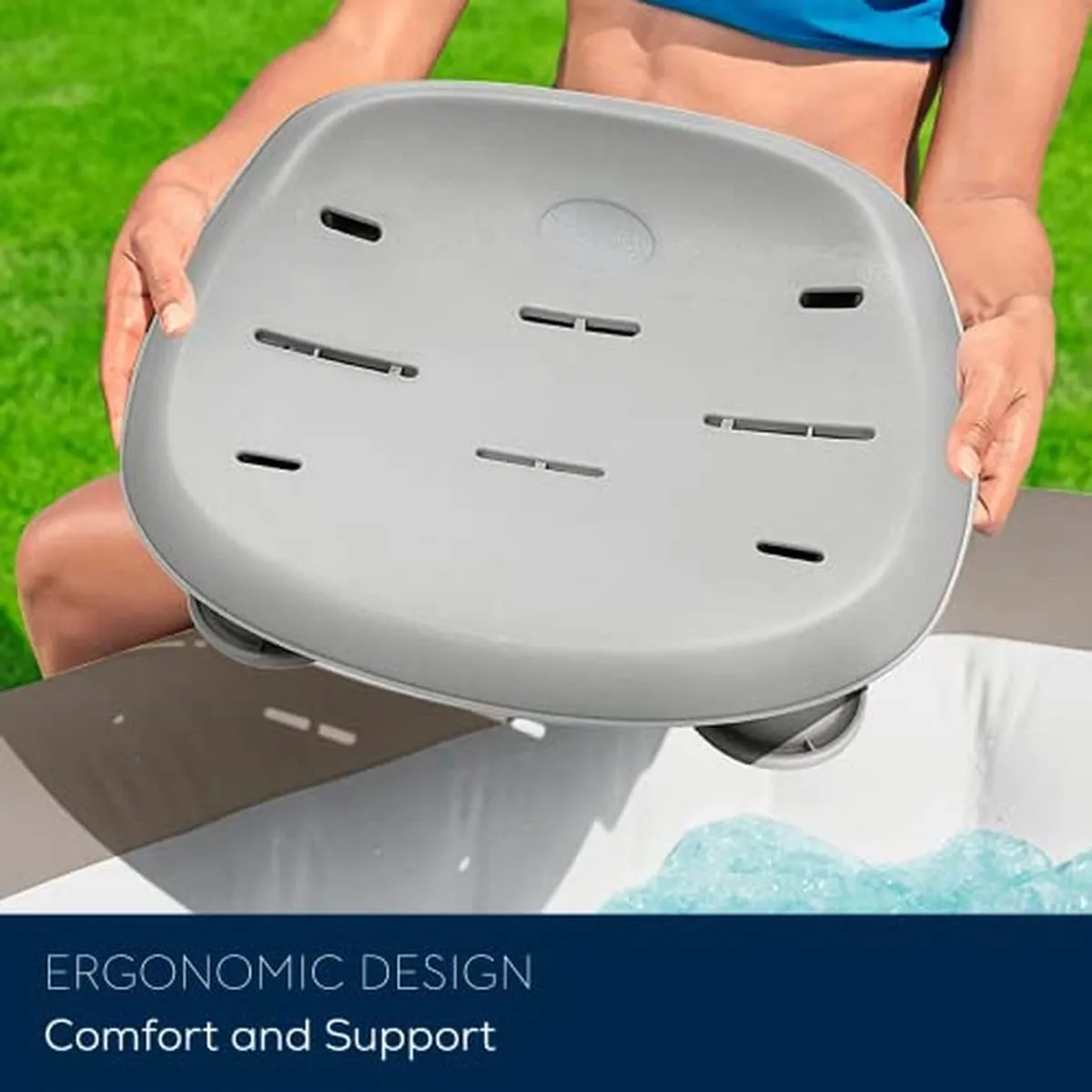 Bestway SPA Zitje 40,8x31,5x20cm - Grijs