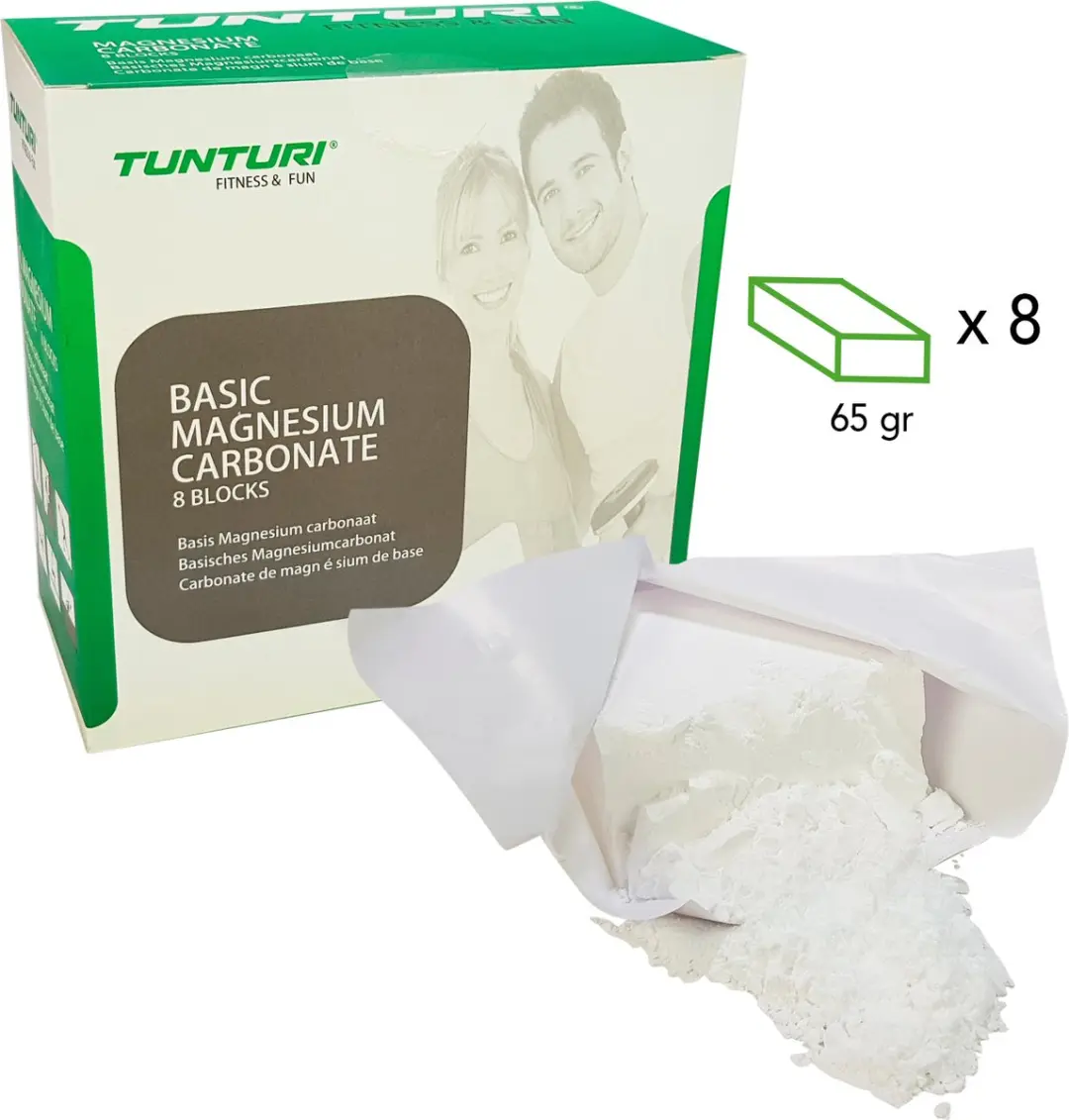 Tunturi Magnesium Blokken - 8 Stuks