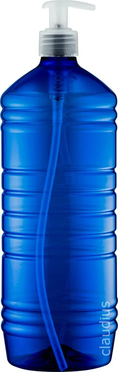 Splashbox Cosmetics Lege Fles 1L PET Blauw