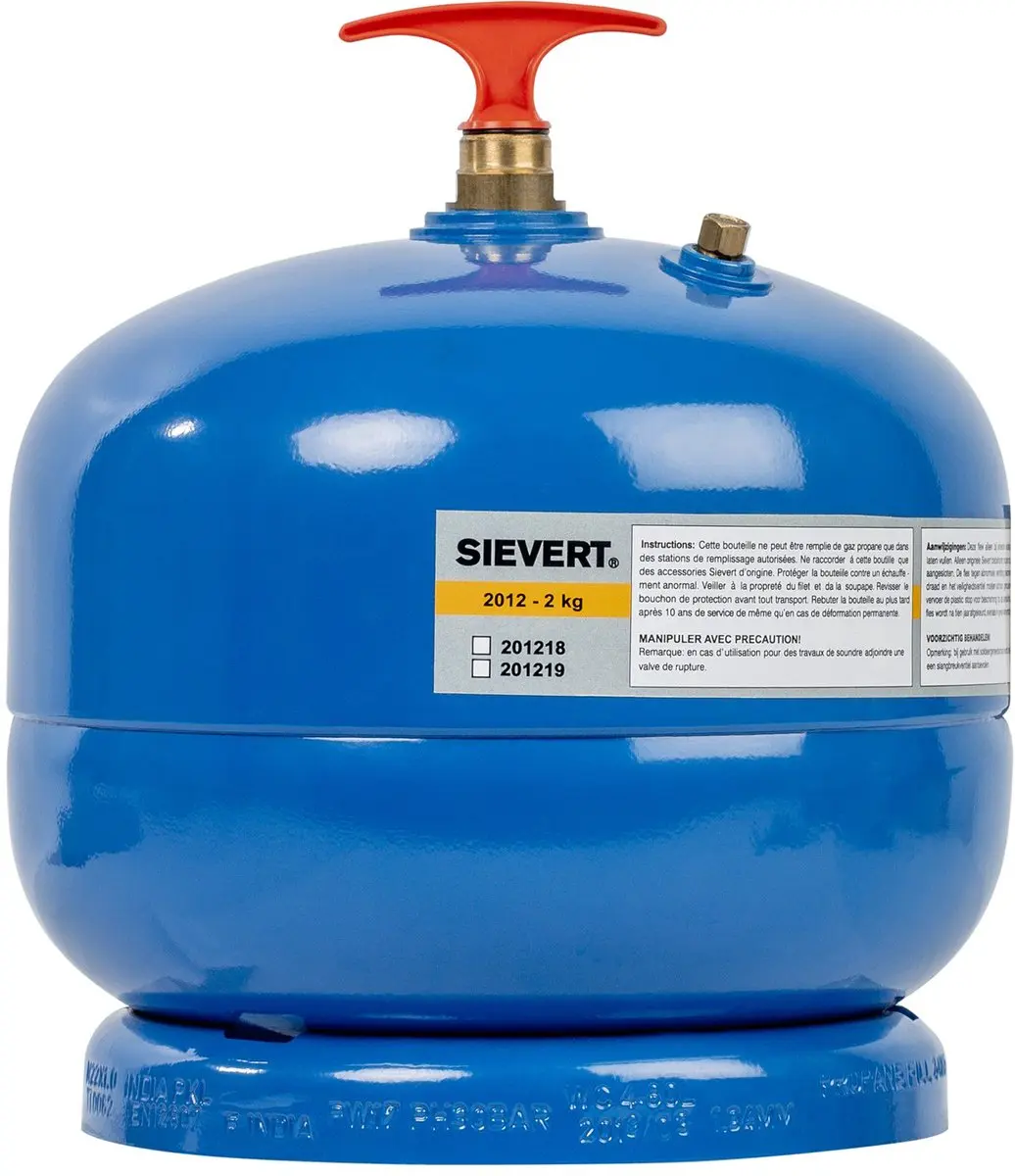 Sievert Gasfles 2kg M14 Hervulbaar