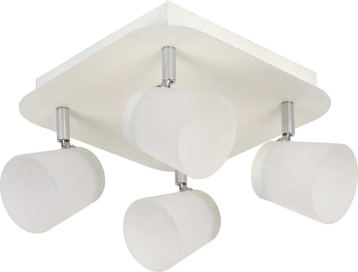 Lucide Heloďse Spotlamp 4-lichts - Wit