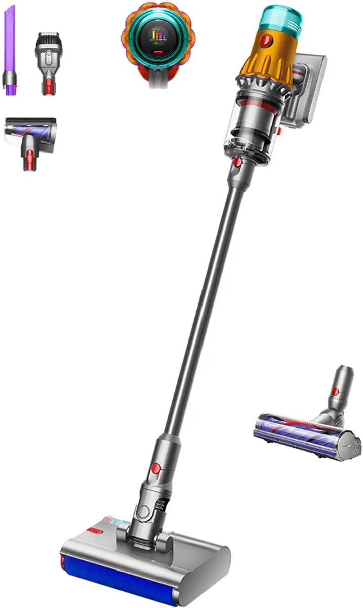 Dyson V12s Detect Slim Submarine Stofzuiger 140 AirWatts - Nikkel