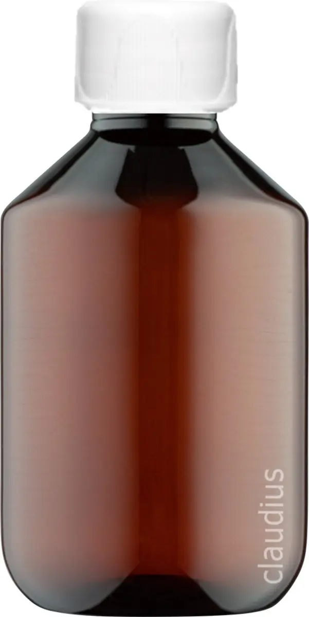 Splashbox Cosmetics Lege Fles 250ml Amber - PET - 10 Stuks