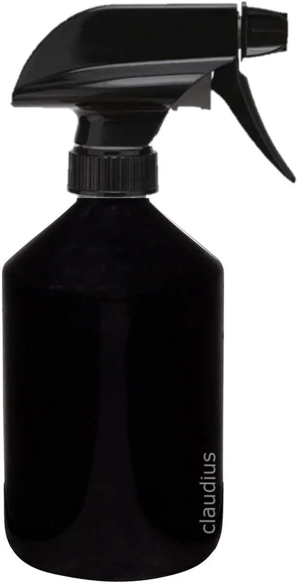 Splashbox Cosmetics Lege Fles 500ml Zwart