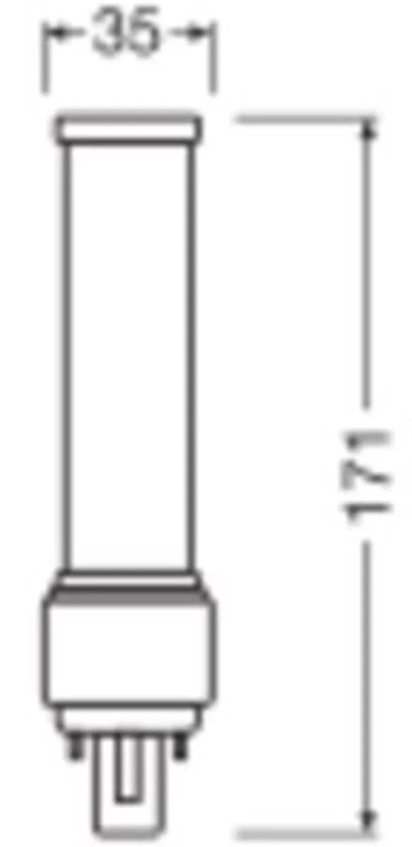 LEDVANCE Dulux PLC 9W 4000K Mat - 220-230V
