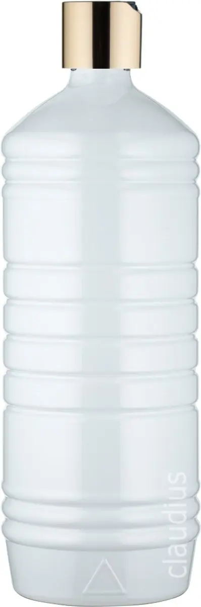 Splashbox Cosmetics Lege Fles 1L PET - Wit - Set van 10