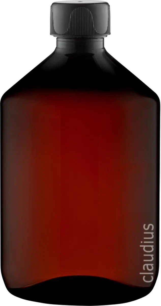 Splashbox Cosmetics Lege Fles 500ml PET Amber