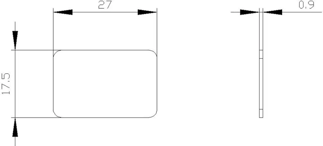 Siemens 3SU1900-0AD81-0AA0 Opschriftbord - 10 Stuks