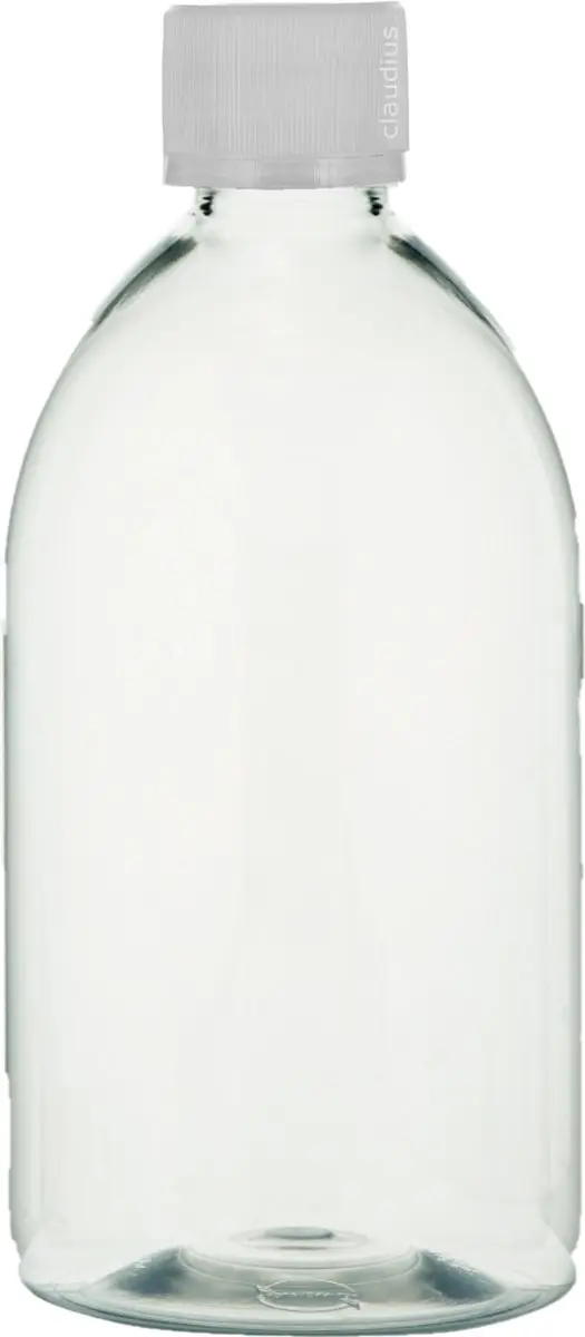 Splashbox Cosmetics Lege Fles 500ml - Transparant - 10 Stuks