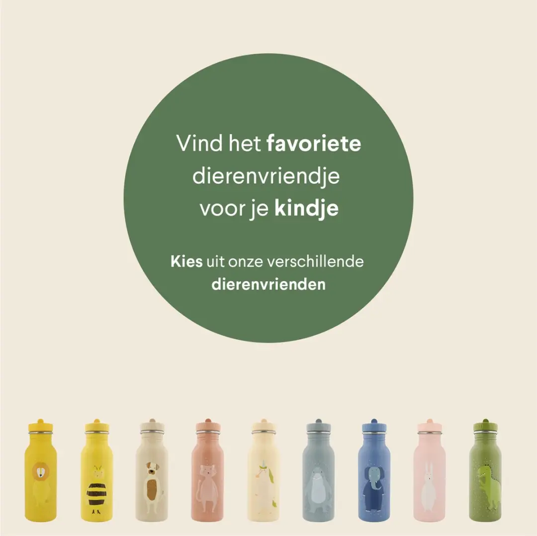 Trixie Mr. Frog RVS Waterfles 500ml - Groen