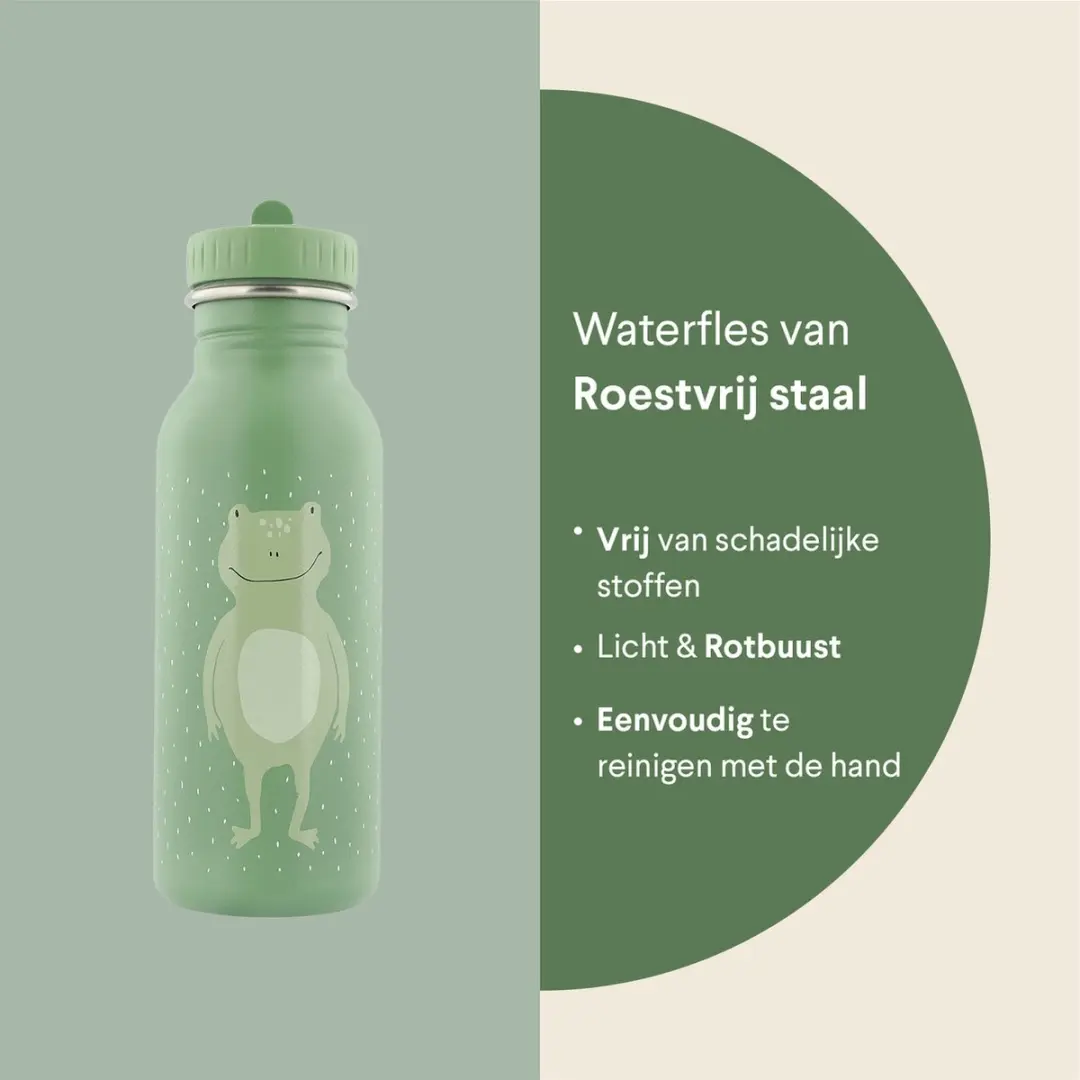 Trixie Mr. Frog RVS Waterfles 500ml - Groen