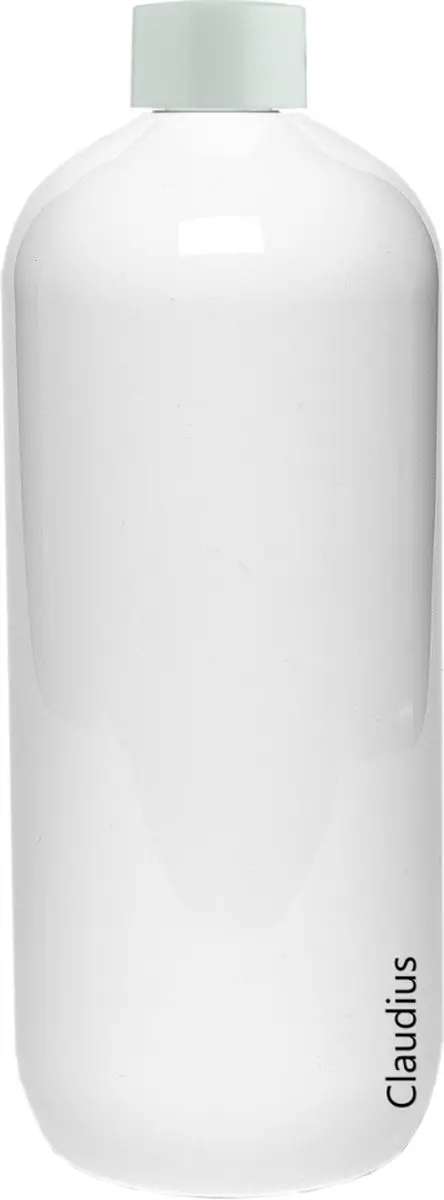 Splashbox Cosmetics Lege Fles 1L PET Wit