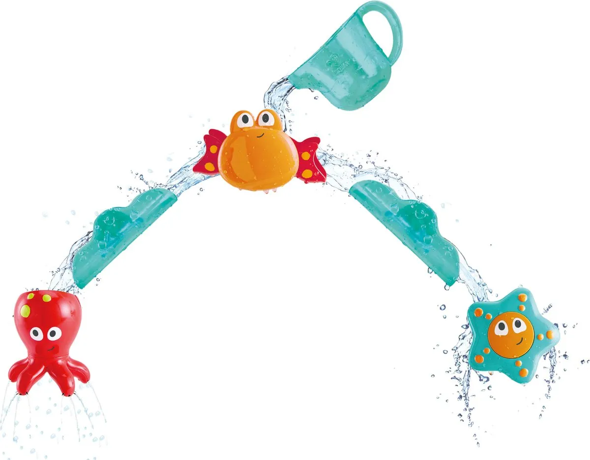 Hape Cascade Badspeelgoed 6-delig - Multikleur