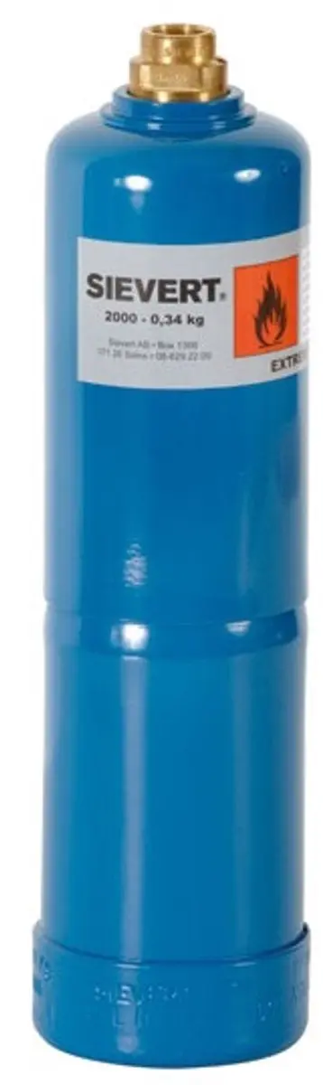 Sievert Hervulbare Gasfles 0,34kg M14 Butaan