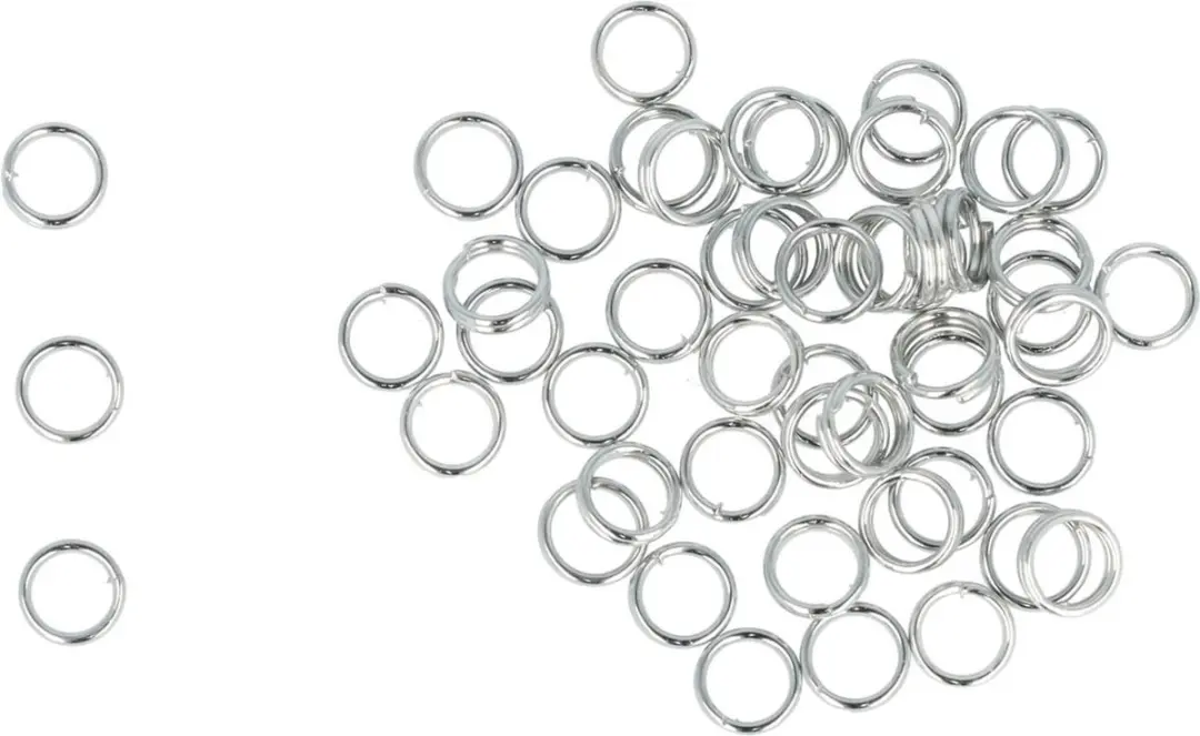 Haarsoires DIY Splitringen 5mm