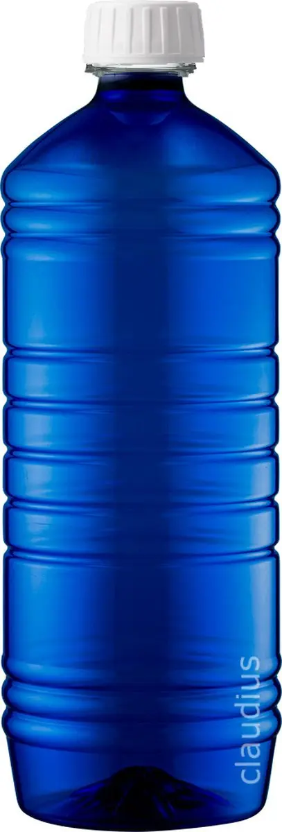 Splashbox Cosmetics Lege Plastic Fles 1L Blauw