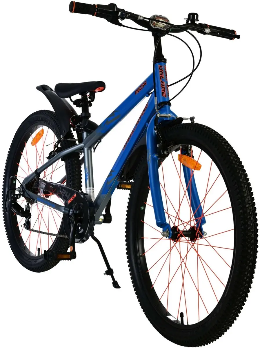 Volare Rocky Kinderfiets 24 inch - 7 Versnellingen - Blauw - afbeelding 6 van 6