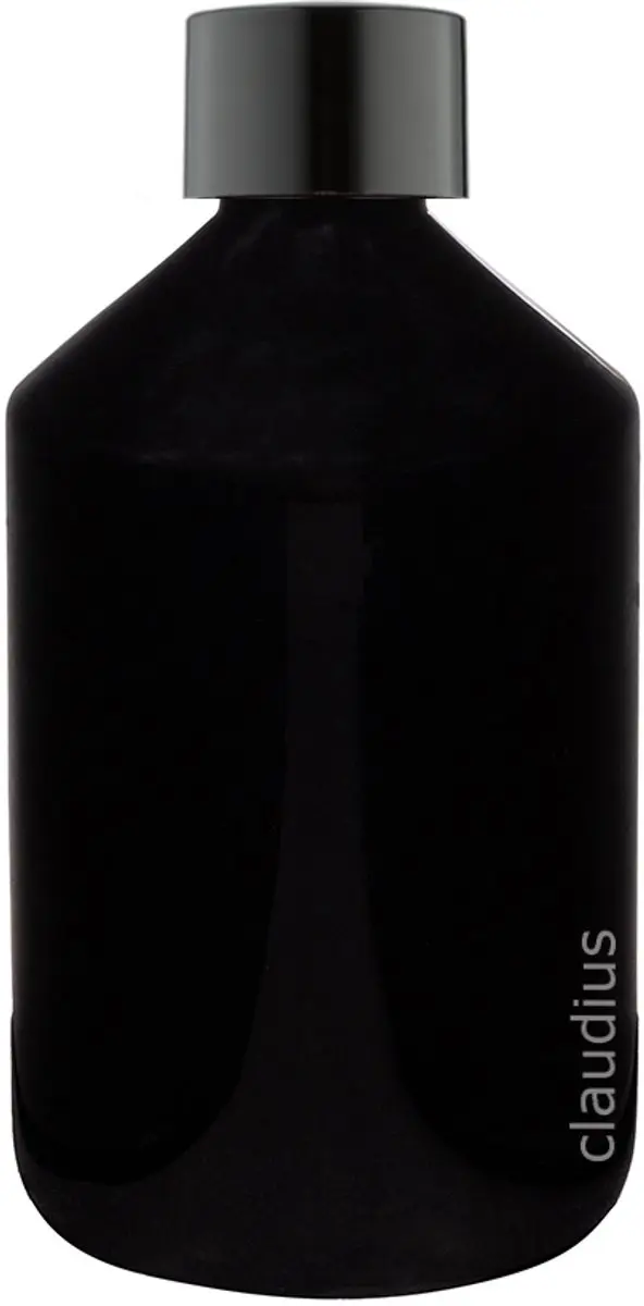 Splashbox Cosmetics Lege Fles 500ml Zwart - 10 Stuks