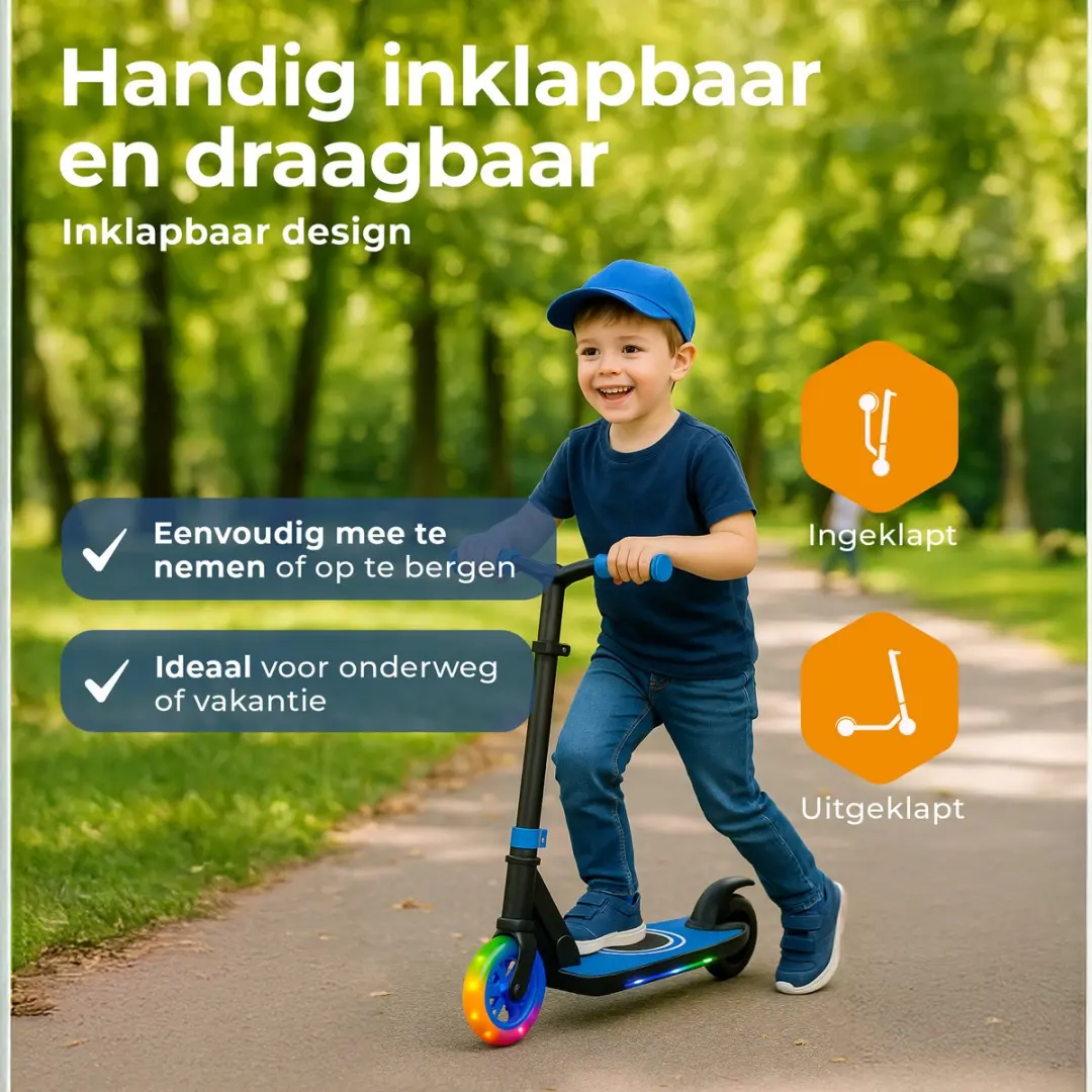 Denver SCK-5500BU Kinderstep - 10km/u - Blauw - 6km Bereik