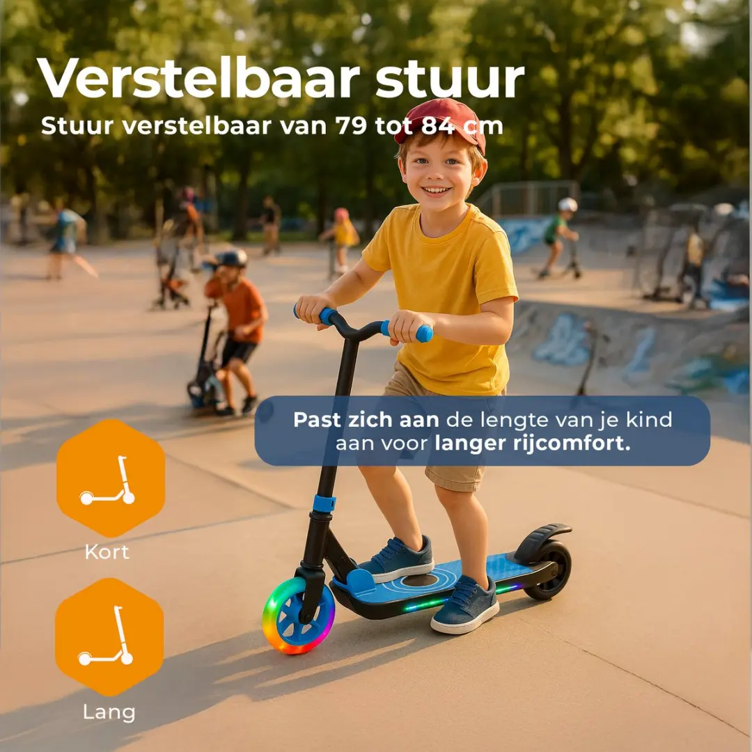 Denver SCK-5500BU Kinderstep - 10km/u - Blauw - 6km Bereik