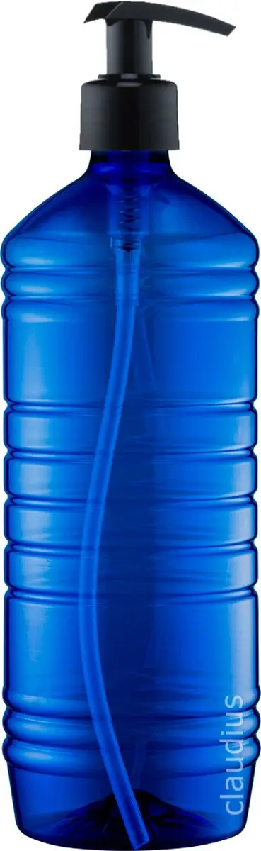 Splashbox Cosmetics Lege Fles 1L PET Blauw